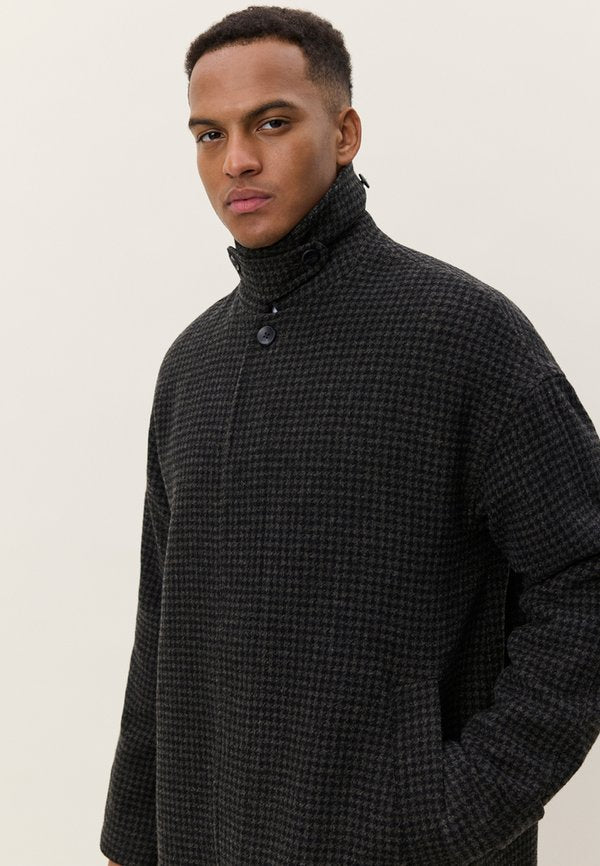 Les Deux MATEO HOUNDSTOOTH WOOL COAT