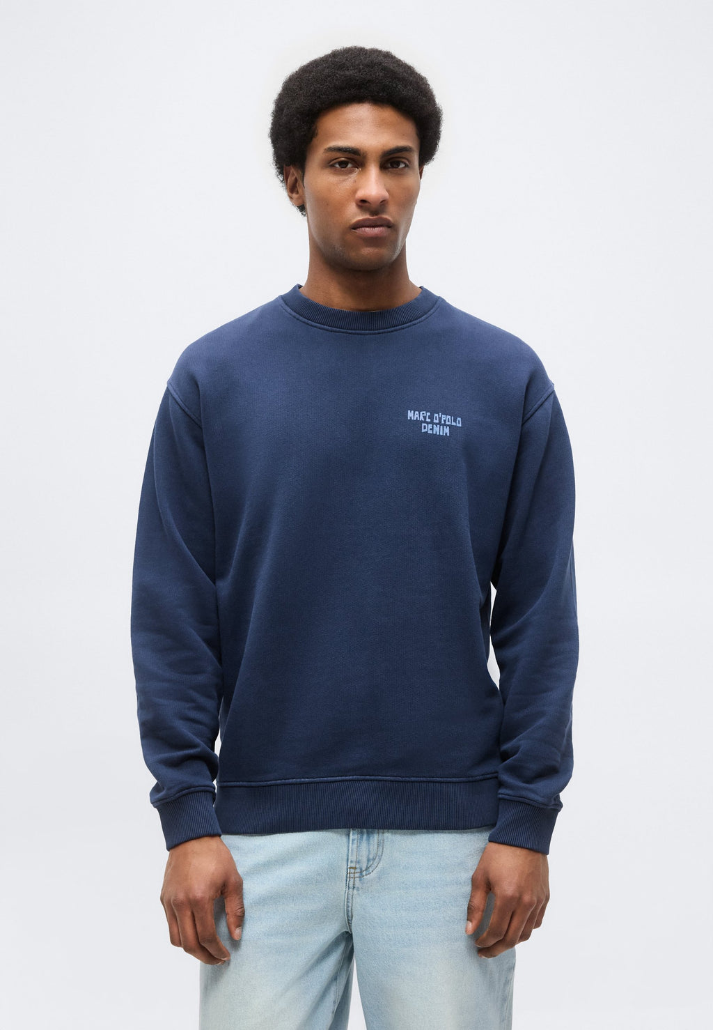 Marc O'Polo DENIM CREW NECK RELAXED