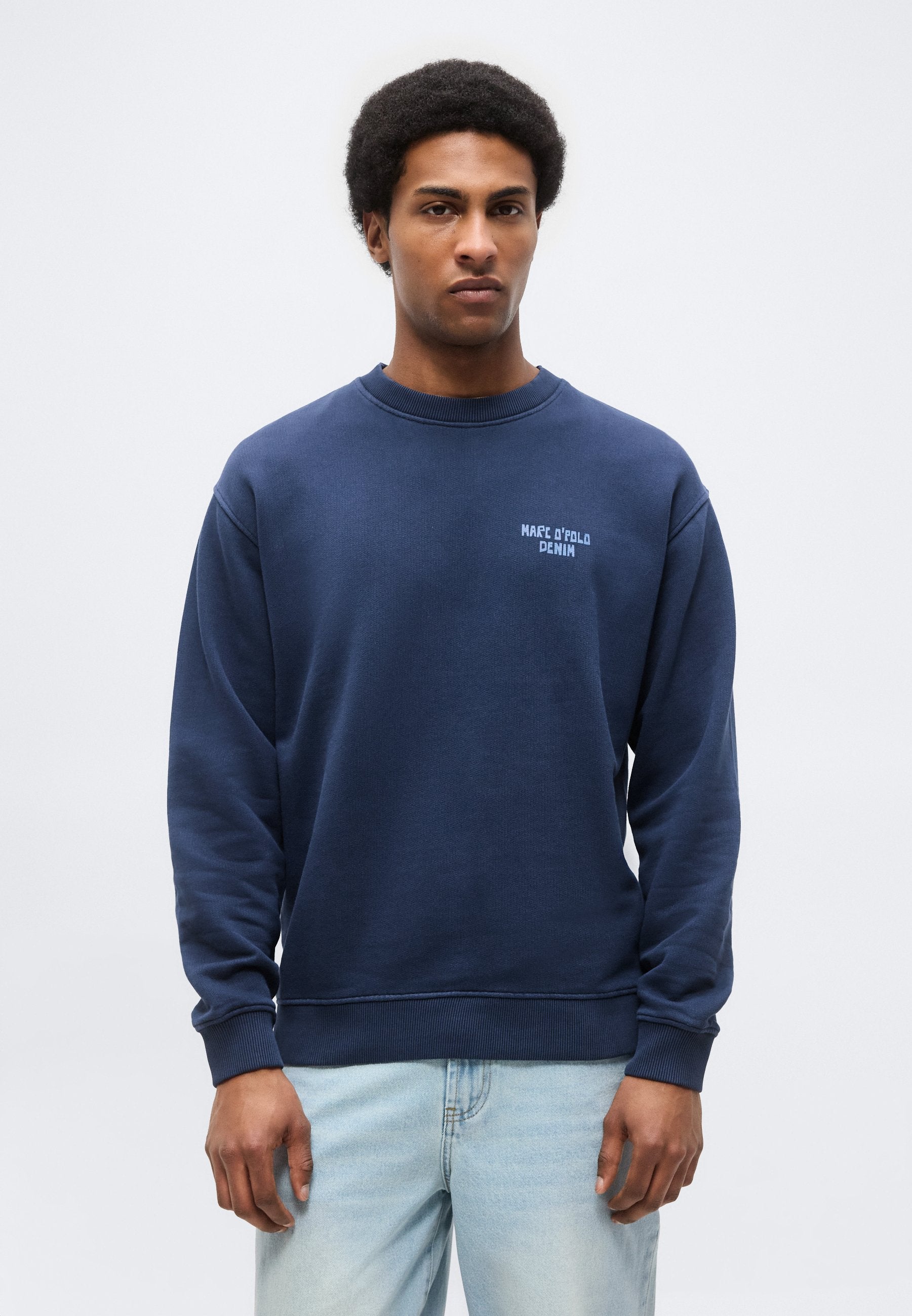 Marc O'Polo DENIM CREW NECK RELAXED