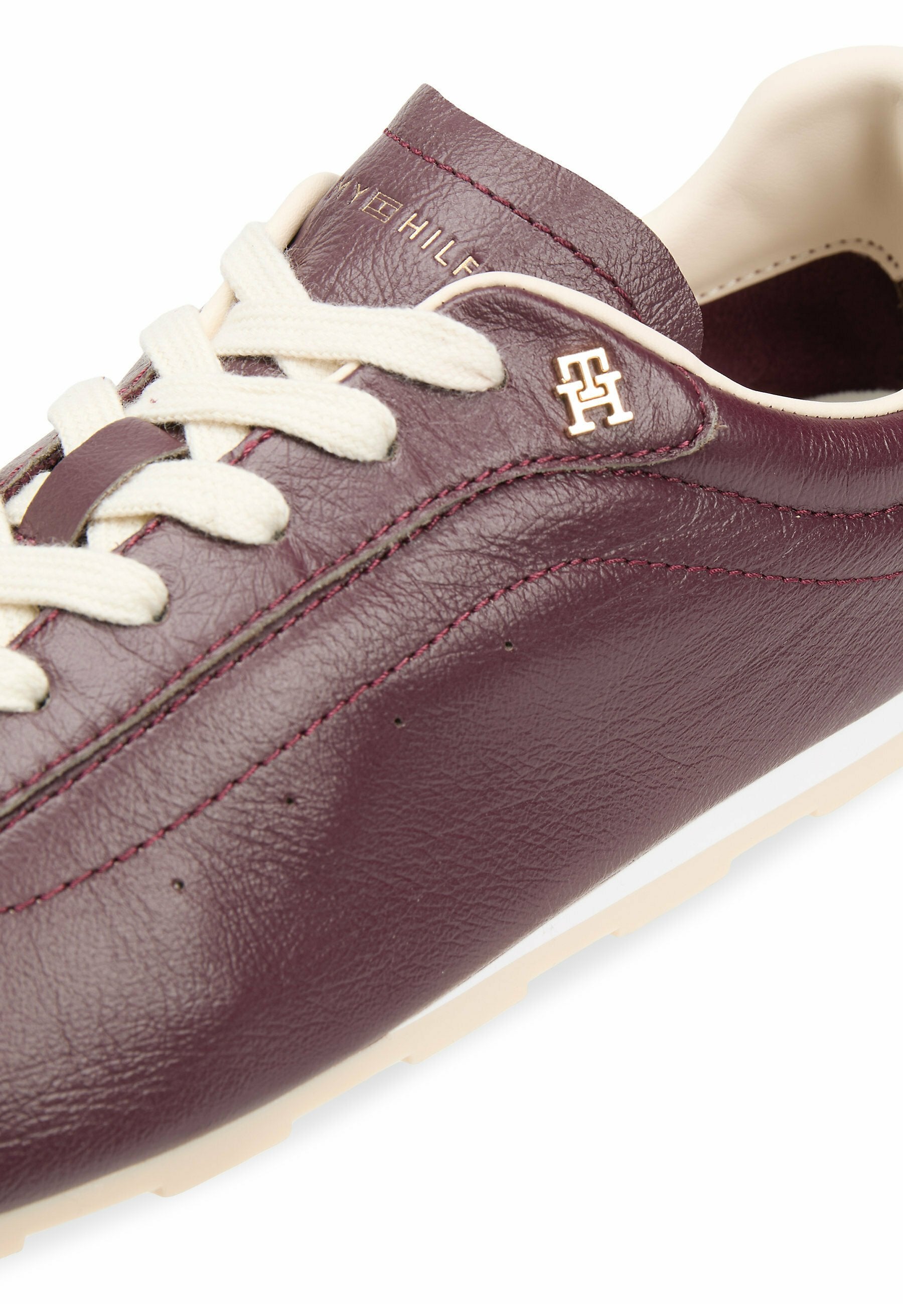 TH MONOGRAM LOW PROFILE LEATHER TRAINERS Media 6
