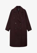 Mango Classic coat - bordeaux
