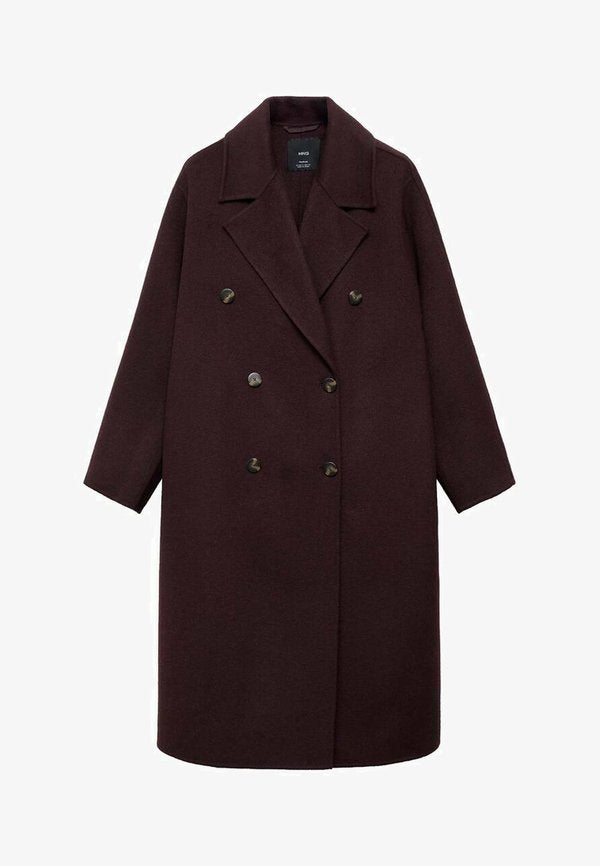Mango Classic coat - bordeaux