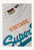 Superdry & Co Print T-shirt - quantico grey jaspe marl