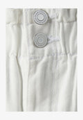 Vero Moda VMLYRA - Denim shorts - snow white