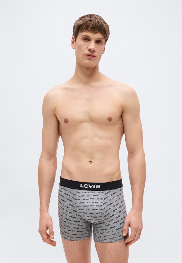 Levi's® MEN LOGO BRIEF 2 PACK - Boxer briefs - grey/black