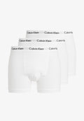 Calvin Klein Underwear TRUNK 3 PACK COTTON STRETCH - Trunks - Panty - white