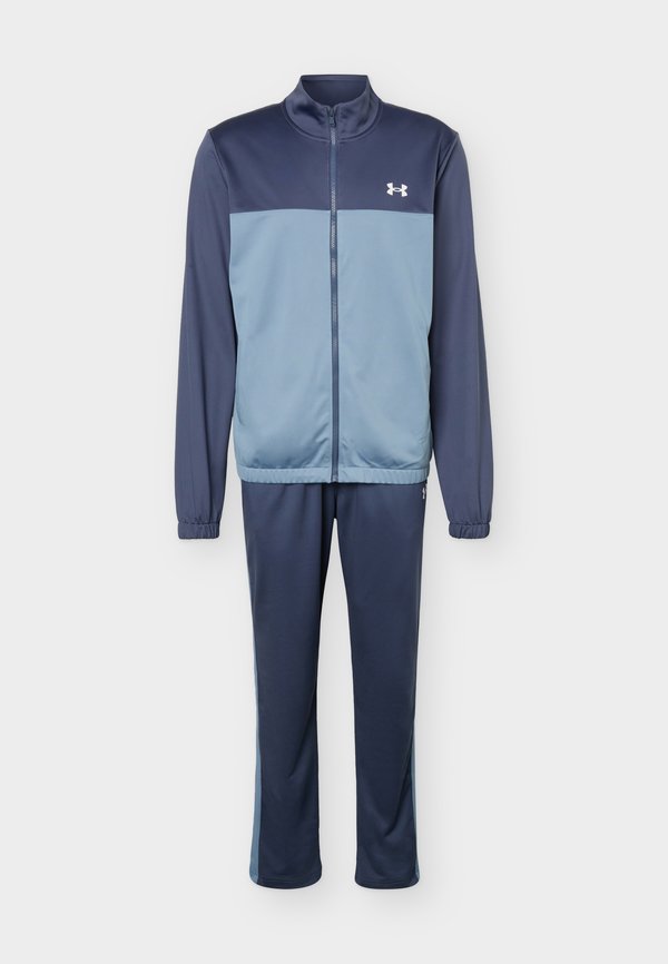 Under Armour RIVAL - Tracksuit - downpour gray/blue wind/white