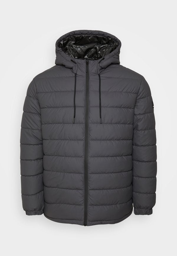 Jack & Jones Puffer Plus Size Puffer - Winter jacket - asphalt