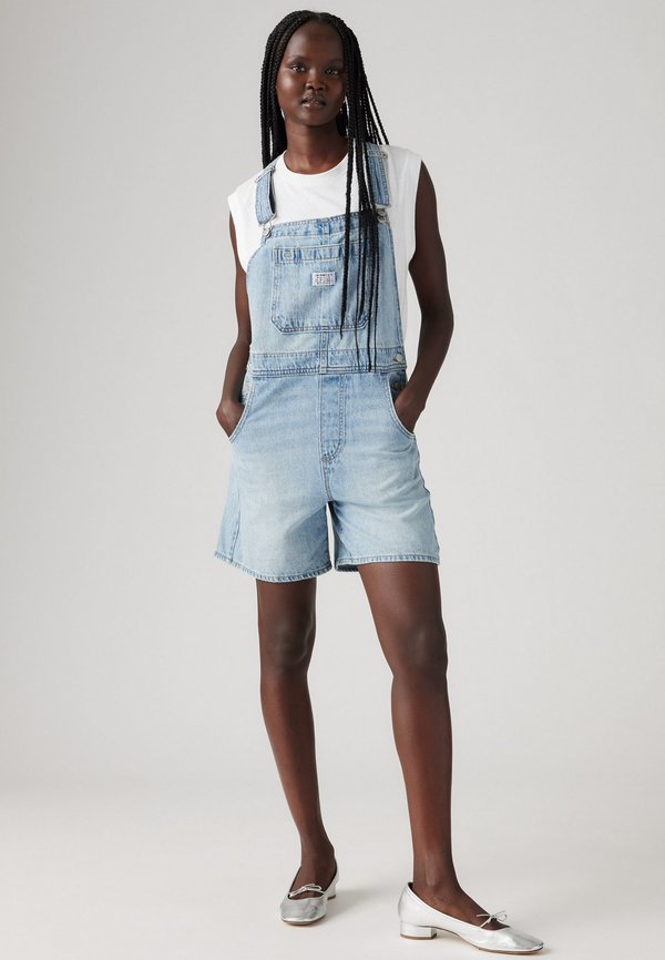 Levi's® UTILITY SHORTALL - Dungarees - light-blue denim