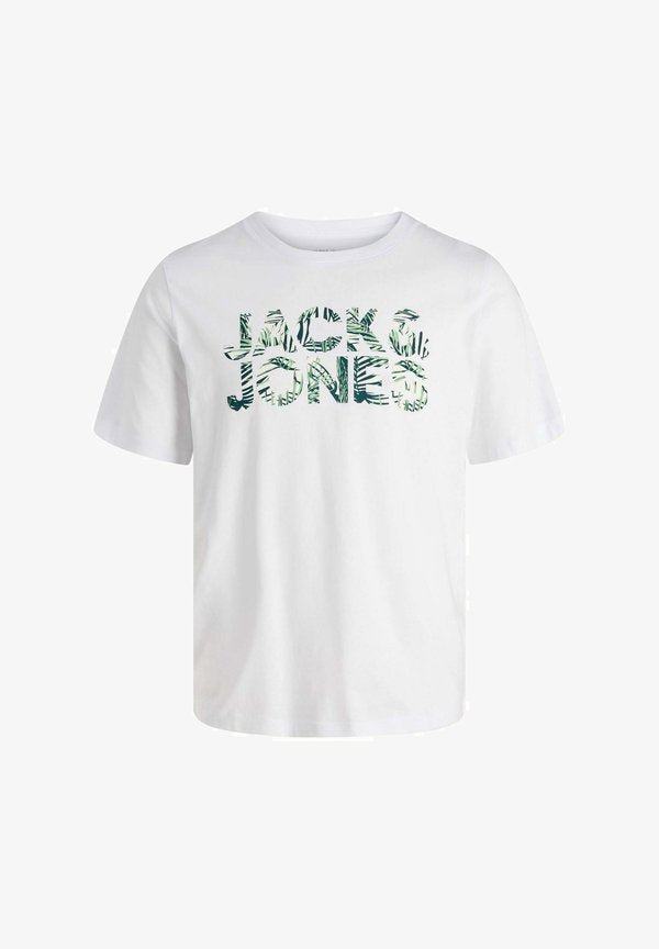 Jack & Jones T- - Print T-shirt - white