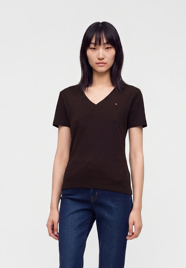 Tommy Hilfiger CODY  - Basic T-shirt - chocolate
