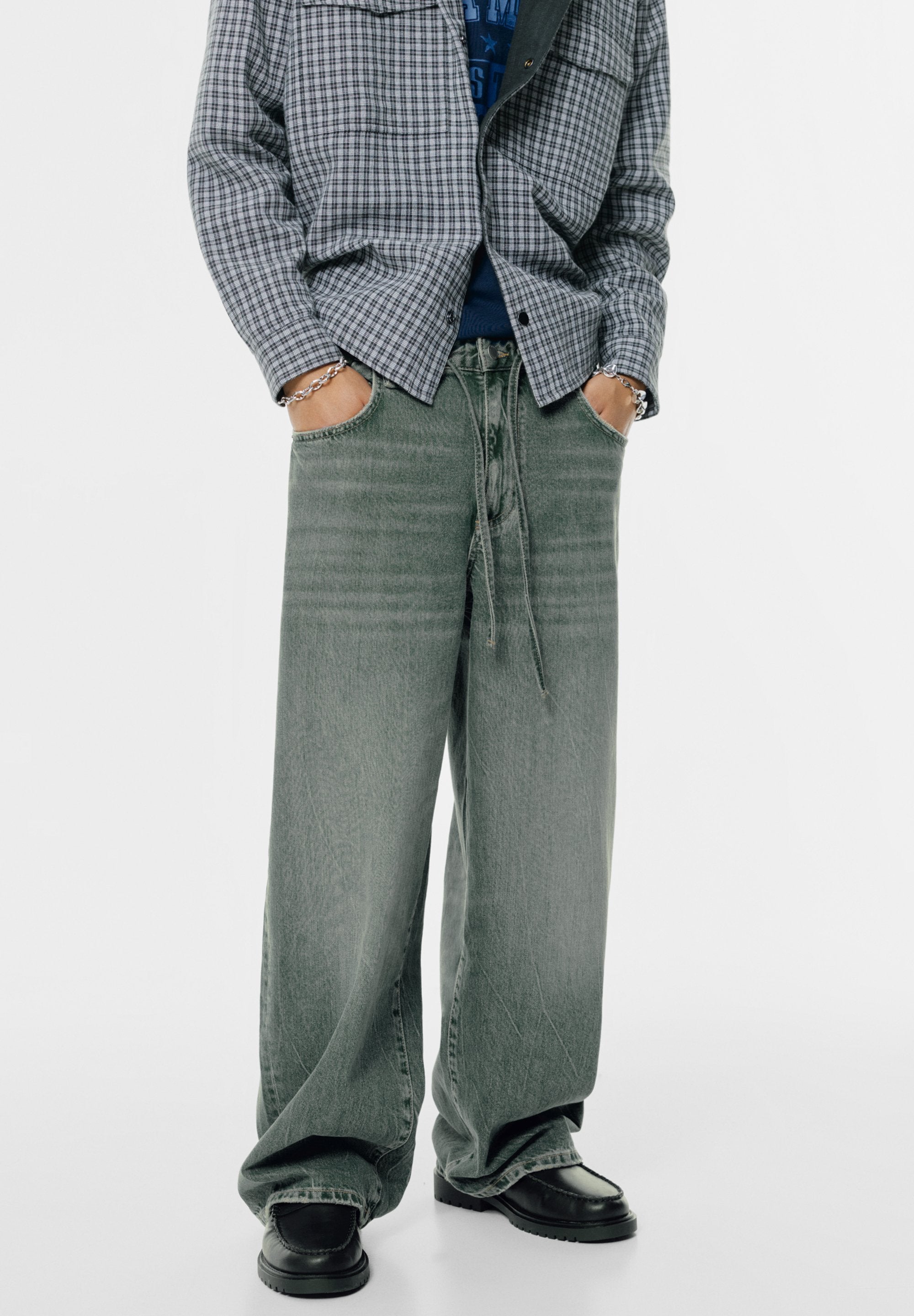 PULL&BEAR SUPER WITH ELASTICATED WAIST