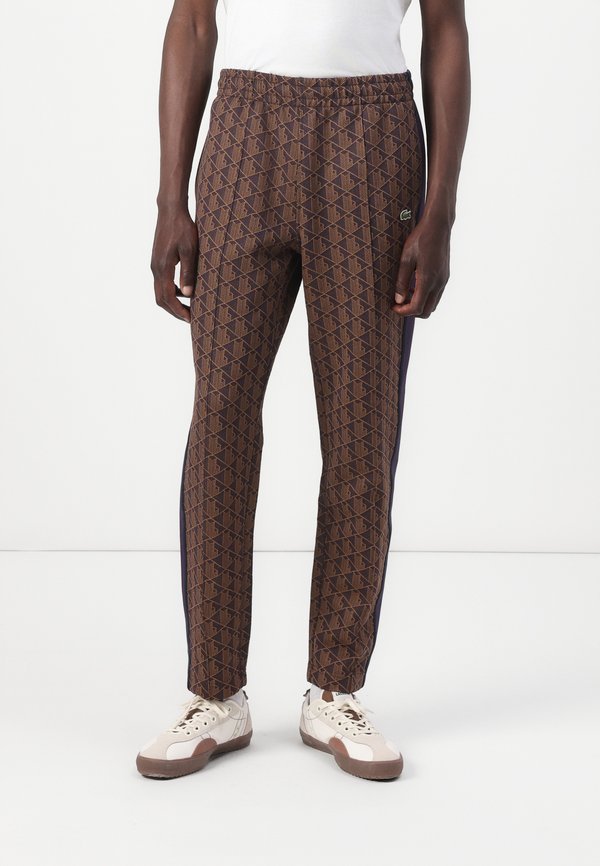 Lacoste UNISEX - Tracksuit bottoms - velvet/date brown