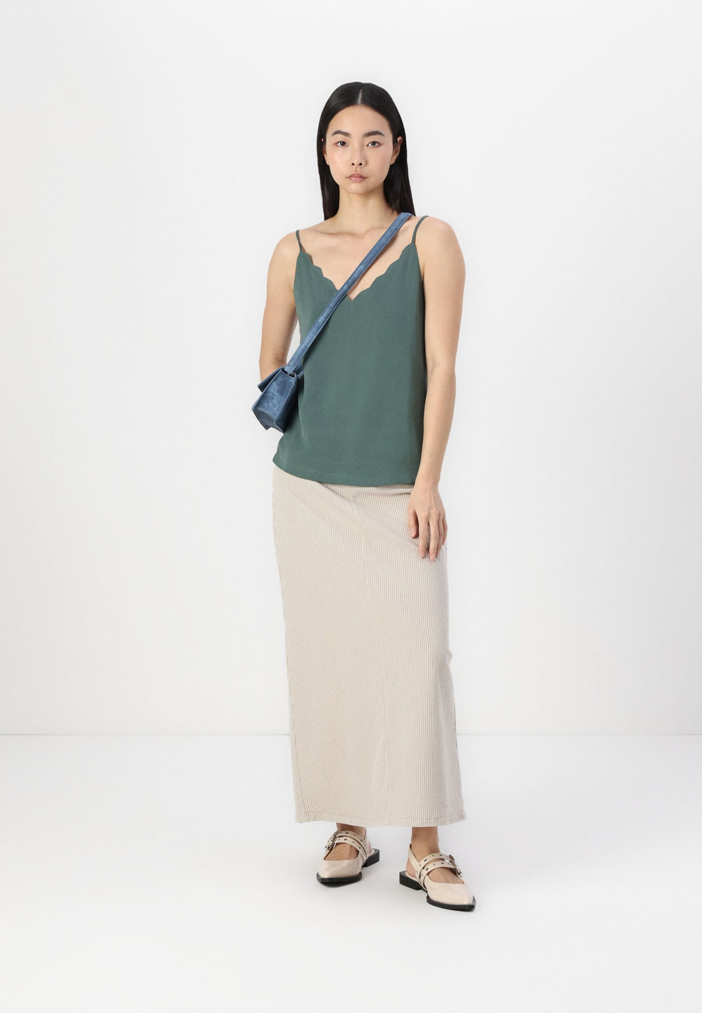 Selected SLFALBA  KRISTA COLUMN SKIRT