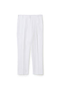 Stefanel CROPPED CIGARETTE TROUSERS IN LINEN