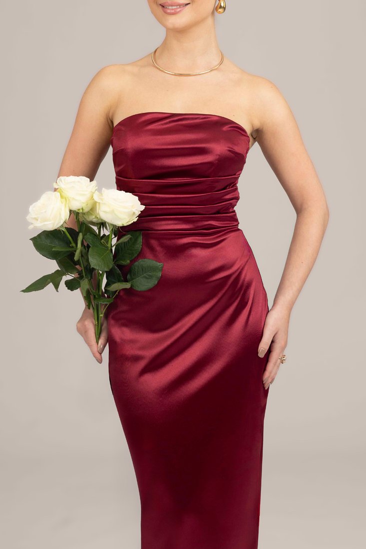WAL G PETITE TALLY BANDEAU  DRESS