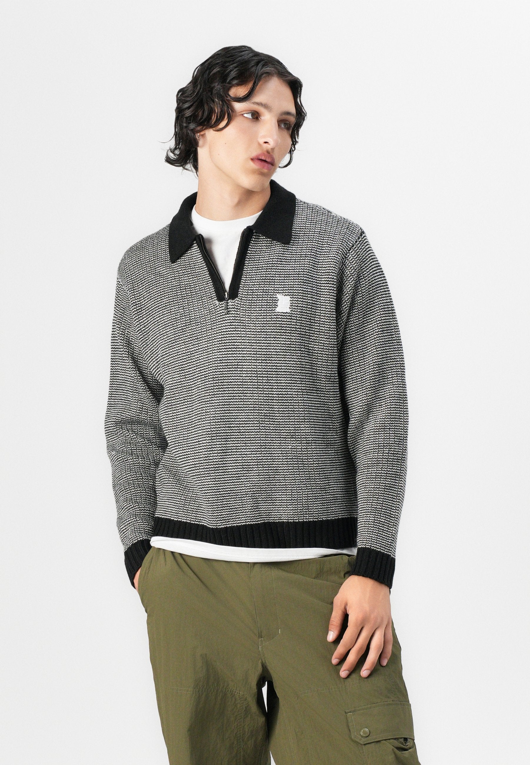 HUF MEGABLAST TWO TONE SWEATER UNISEX