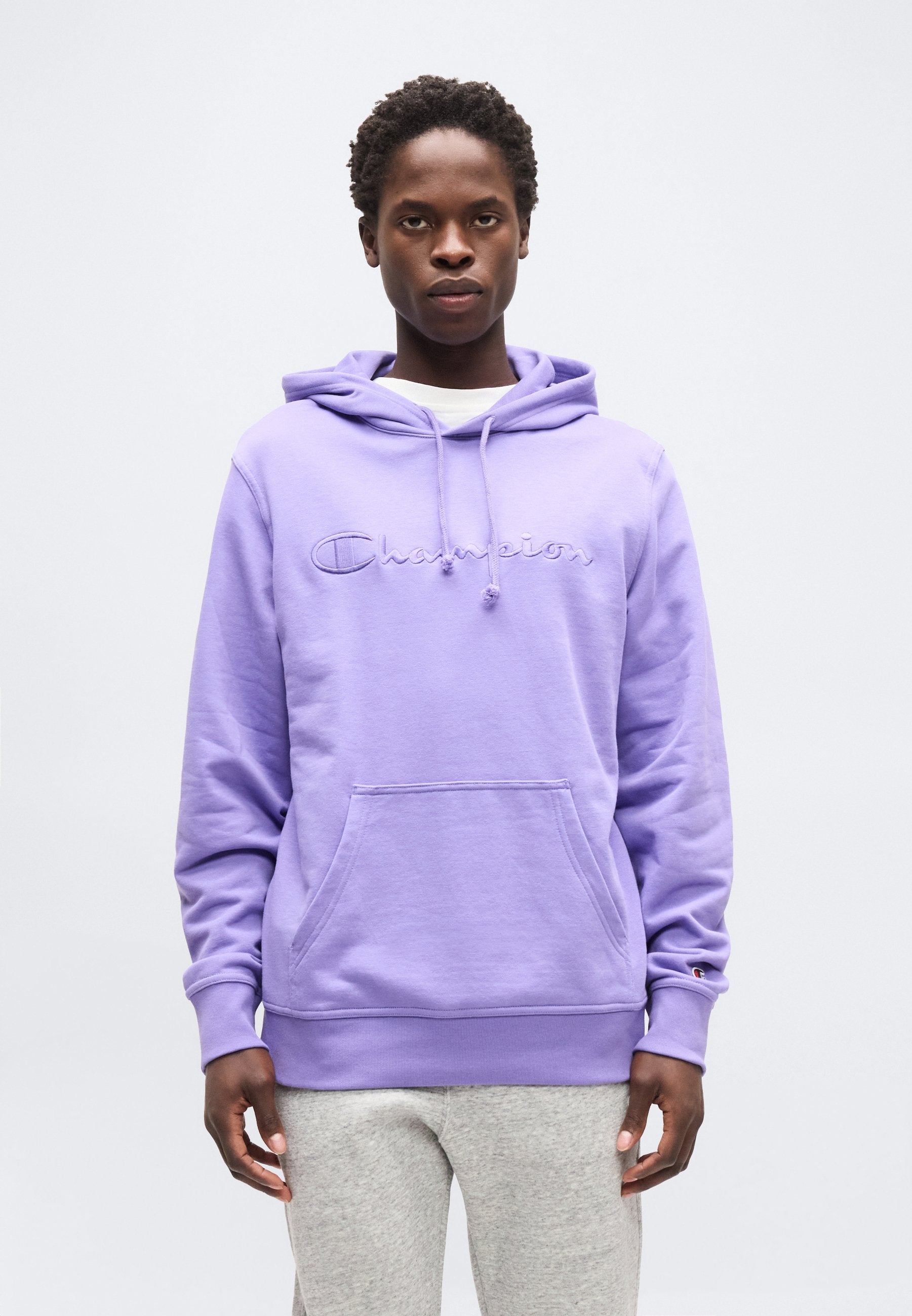 Champion ICONS TONAL HOODIE WITH BIG LOGO