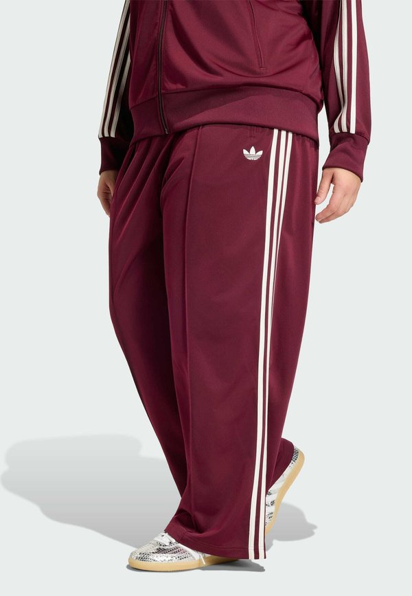 adidas Originals FIREBIRD LOOSE - Tracksuit bottoms - maroon   off white