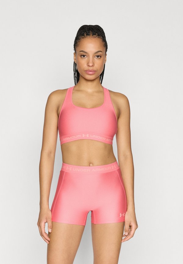 Under Armour CROSSBACK MID - Medium support sports bra - bittersweet pink/posh pink