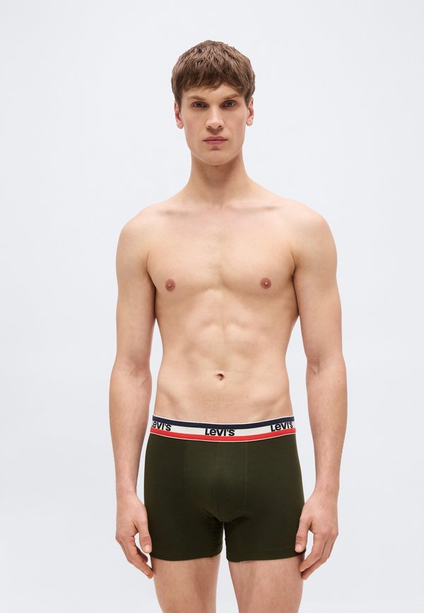 Levi's® MEN REPEAT LOGO 4 PACK - Boxer briefs - khaki/black