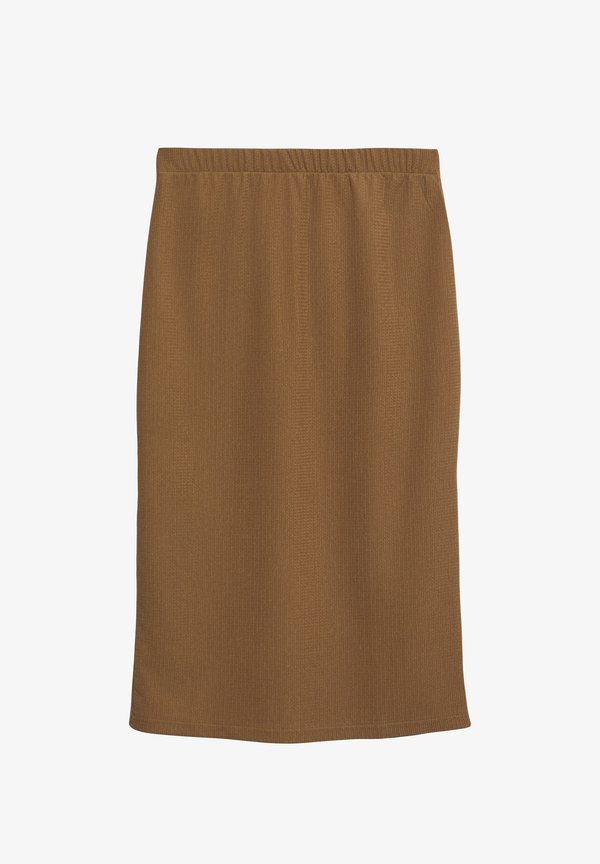 s.Oliver ROCK - Pencil skirt - braun
