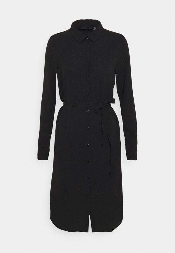 Vero Moda Tall VMSAGA DRESS - Shirt dress - black
