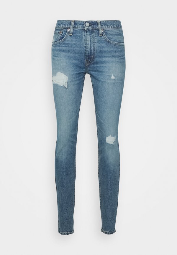 Levi's® 519™ EXTREME SKINNY HI-BALL  - Jeans Skinny Fit - medium indigo destructed