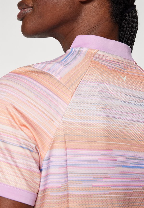 Callaway STRIPED SHORTSLEEVE DRESS