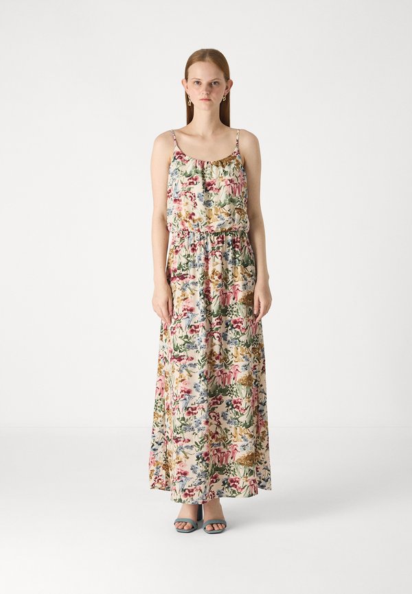 ONLY ONLWINNER S/L MAXI DRESS NOOS WVN - Maxi dress - cloud dancer/blurry