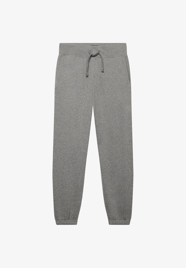 Superdry & Co SUPERDRY ESSENTIAL COMPANY LOGO JOGGERS.. - Tracksuit bottoms - dark vintage grey marl