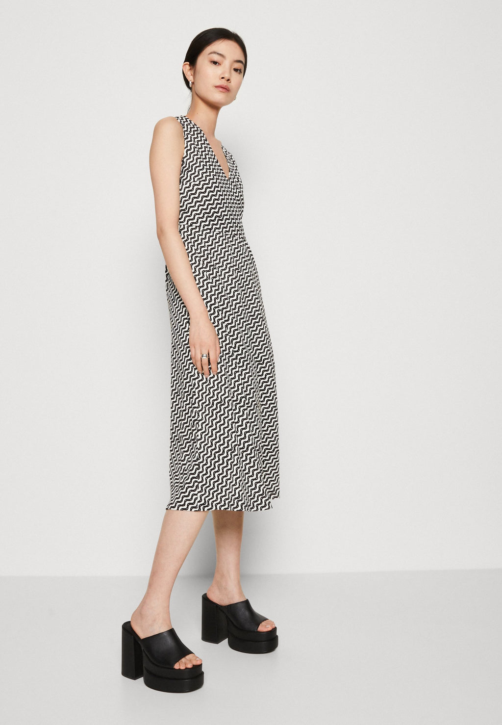 Pieces PCBINA MIDI WRAP DRESS