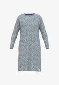 TOM TAILOR Nightie - blau-mittel-allover
