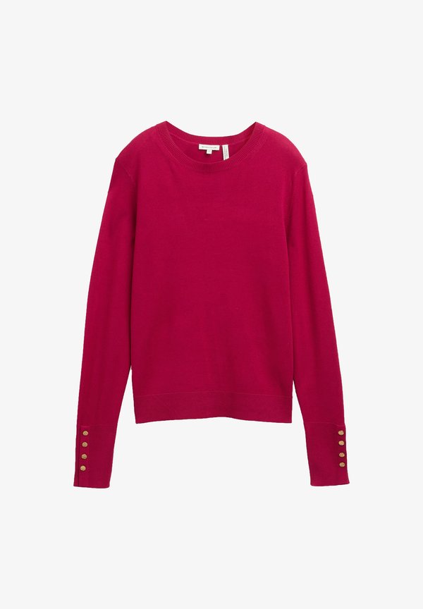 TOM TAILOR STRICKPULLOVER - Jumper - dark pink