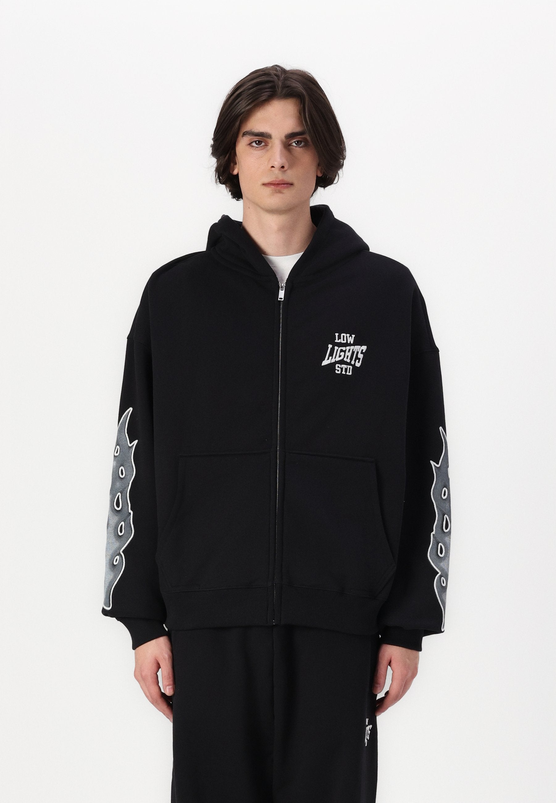 LOW LIGHTS STUDIOS® NITROMETHANE ZIP HOODIE UNISEX