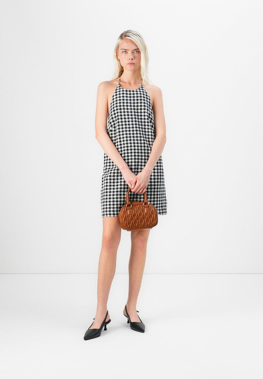 Abercrombie & Fitch HIGH NECK SHORT DRESS