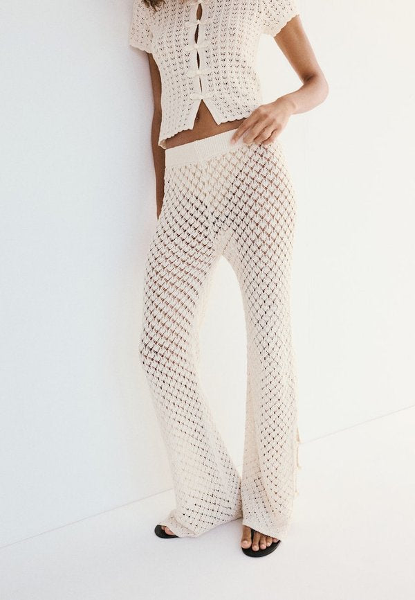 Mango ADULT - Trousers - off white