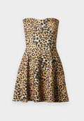 Norma Kamali STRAPLESS GRACE MINI DRESS