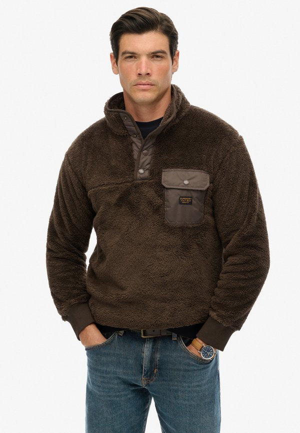 Superdry & Co Fleece jumper - slate brown