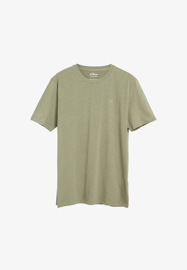 s.Oliver T-SHIRT - Basic T-shirt - tannengrün