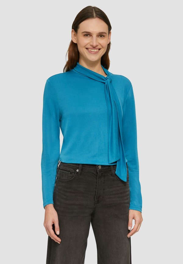 s.Oliver Long sleeved top - dunkles türkis