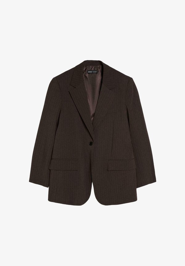 Bershka Blazer - brown