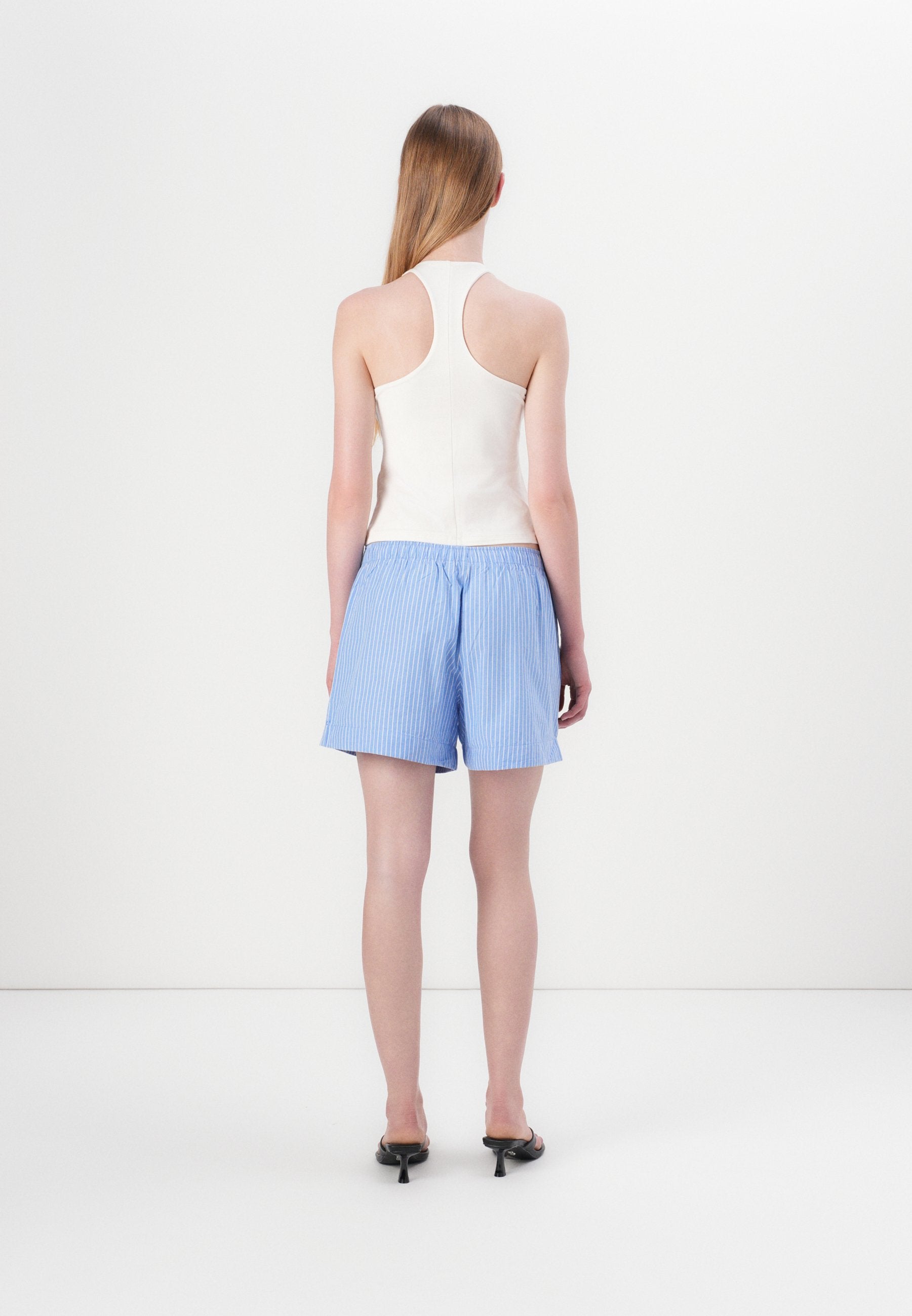 Abercrombie & Fitch PULL ON SHORT YELLOW STRIPE