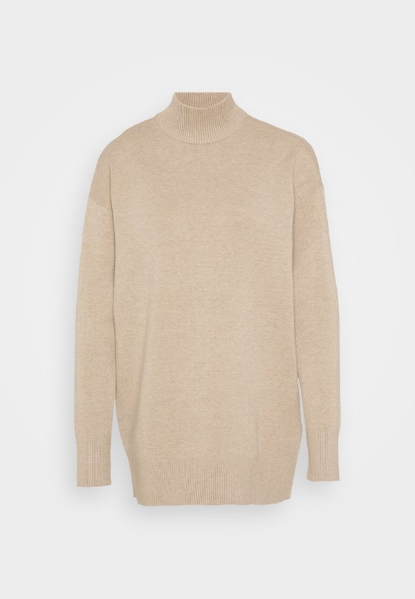 Vero Moda Tall VMGOLDART NEW LONG  - Jumper - silver mink melange