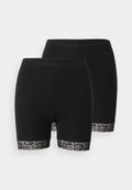 ONLY ONLLIVE LOVE LIFE 2 PACK - Leggings - Trousers - black
