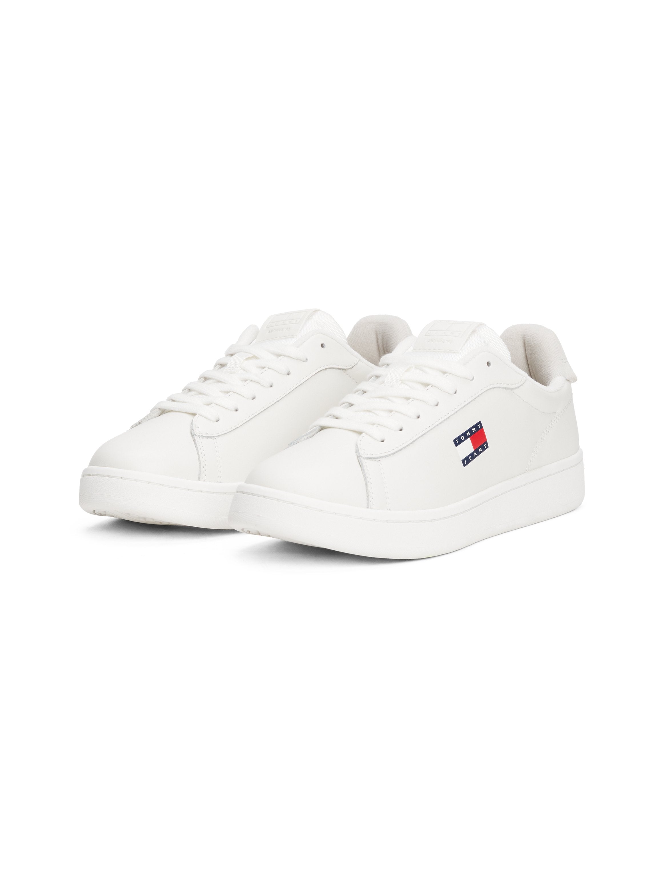 Tommy Jeans ARCHIVE COURT LEATHER TRAINERS