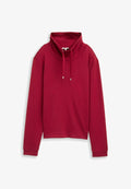 TOM TAILOR MIT STEHKRAGEN - Sweatshirt - rumba red