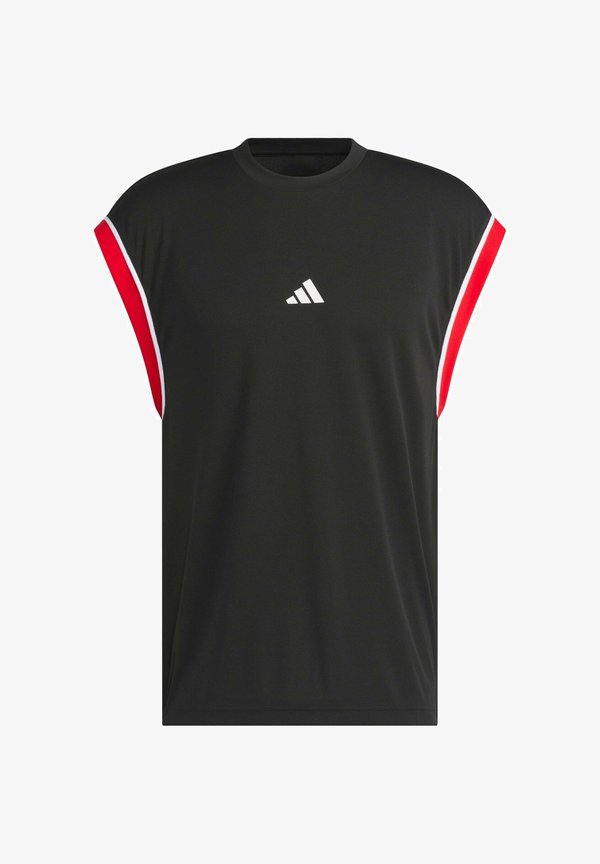 adidas Performance BOS TANK - Sports T-shirt - black/red