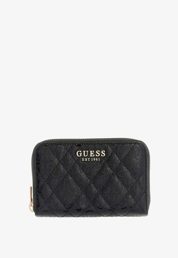 Guess ISEMAY PATENT-LOOK - Wallet - schwarz
