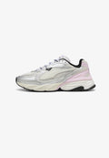 Puma FADE NITRO LS UNISEX - Trainers - silver coloured-warm white-pearl pink